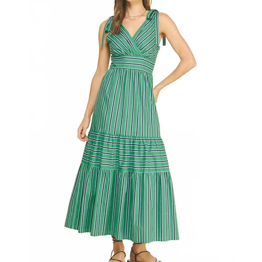 NEW PINCH tiara maxi dress in green